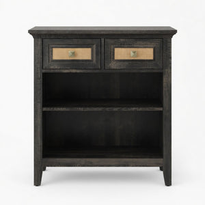 Storage Cabinet With 2 Drawers And 2 Shelves - Coffee