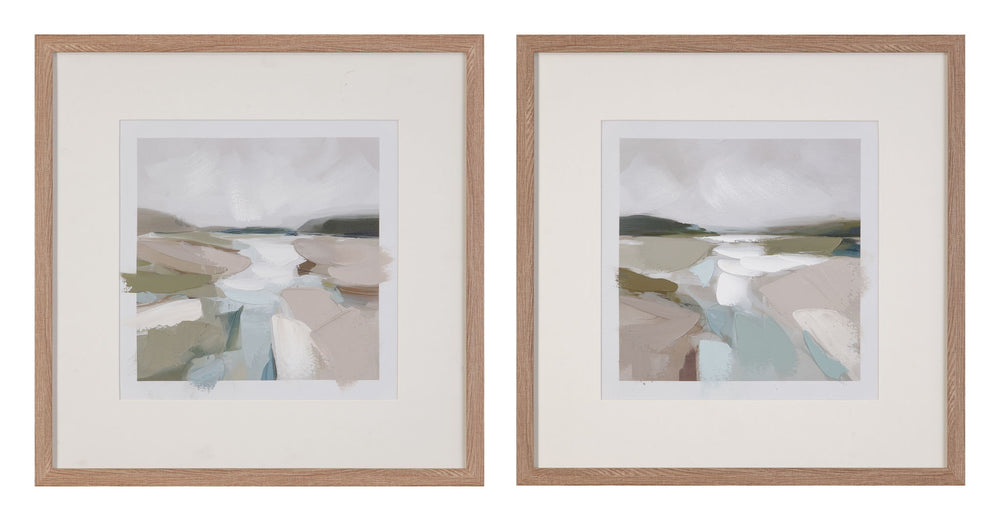Stillwater - Framed Canvas (Set of 2) - Natural