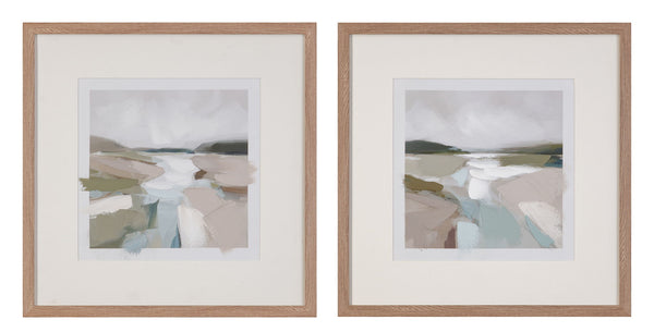 Stillwater - Framed Canvas (Set of 2) - Natural