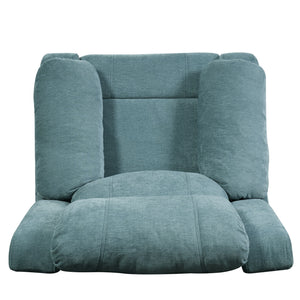 Upholstered Manual Recliner Chair With 3 Adjustable Backrest Positions