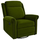 360 Degrees Swivel Recliner Manual Rocking Recliner Home With Adjustable Backrest