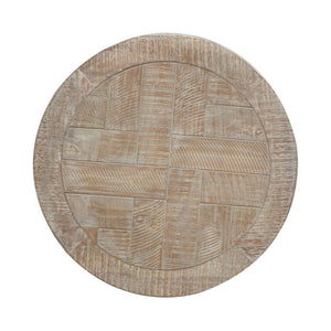 Parkland Falls - Round End Table - Weathered Taupe