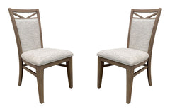 Americana Modern Dining - Upholstered Dining Chair (Set of 2) - Cotton White