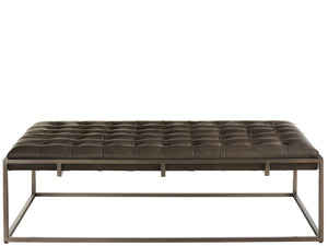 Travers - Cocktail Ottoman - Dark Gray