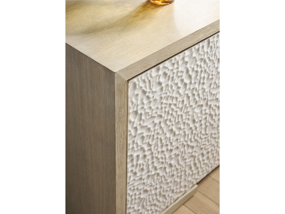 Modern / Mist & Veil - Aurora Credenza - White / Light Brown