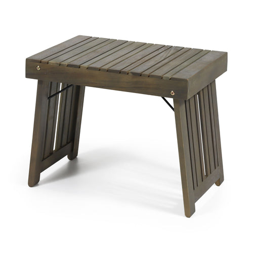 Temptation - Outdoor Foldable Side Table With Slat Design