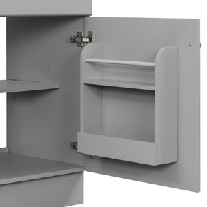 Bathroom Vanity With Sink, Cabinet With Adjustable Shelf