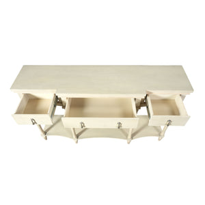 Retro Console Table With 3 Soft Close Drawers