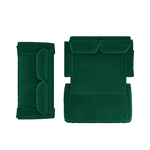 Queen Pull Out 3 In 1 Convertible Sleeper Sofa, Multi-Functional