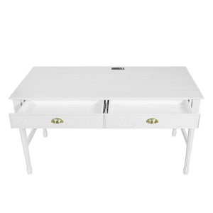Modern Writing Desk With Drawers For Home Office