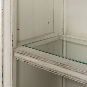 Magnolia Manor - Credenza Hutch - Antique White