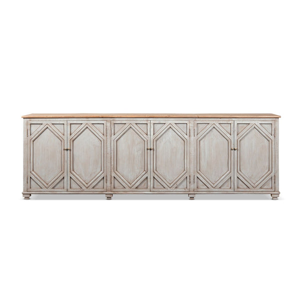 Colette - 6 Door Cabinet Sideboard - Brown