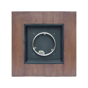 Outdoor Patio Square Gas Burning Mgo Fire Pit, Tank Inside, 40000 Btu