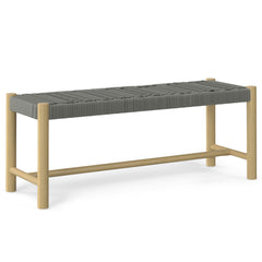 Dahlia - Outdoor Indoor Bench - Gray