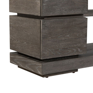 Piedmont - 84'' TV Console - Charcoal / Ash
