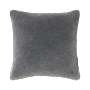 Heirloom Velvet - SLD Pillow - Stone Gray