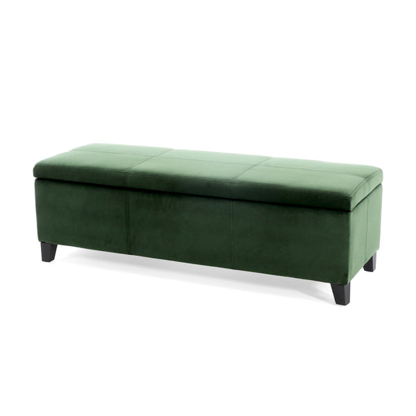 Upholstered Storage Ottoman Bench