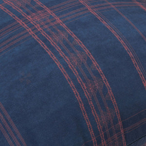 Terranea - Indoor/Outdoor Cannon Pillow - Dark Blue/Red