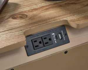 Ridgester - Three Drawer Night Stand - Light Brown