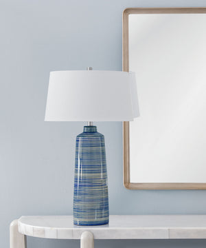 Creedence - Table Lamp - Brushed Blue