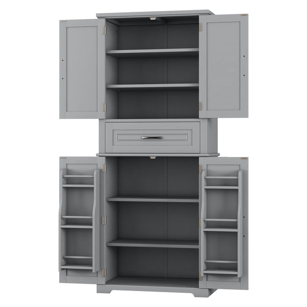 Bathroom Storage Cabinet With Multifunctional Storage Space, Drawer With Slide Rails, Adjustable Shelf