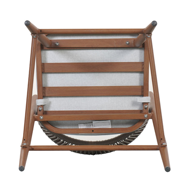 Outdoor 26" Counter Height Metal Frame Counter Stools With Scallop Shaped Backrest & Water Resistant Cushions