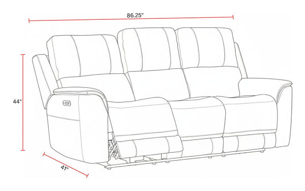 Easton - Zero Gravity Power Reclining Sofa Set