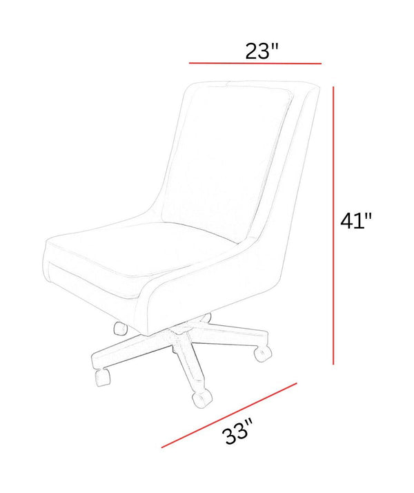 Dc#131 - Desk Chair - Lotus Cream