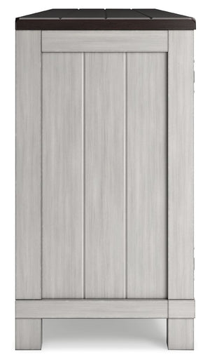 Darborn - XL TV Stand W/Fireplace Option - Gray / Brown