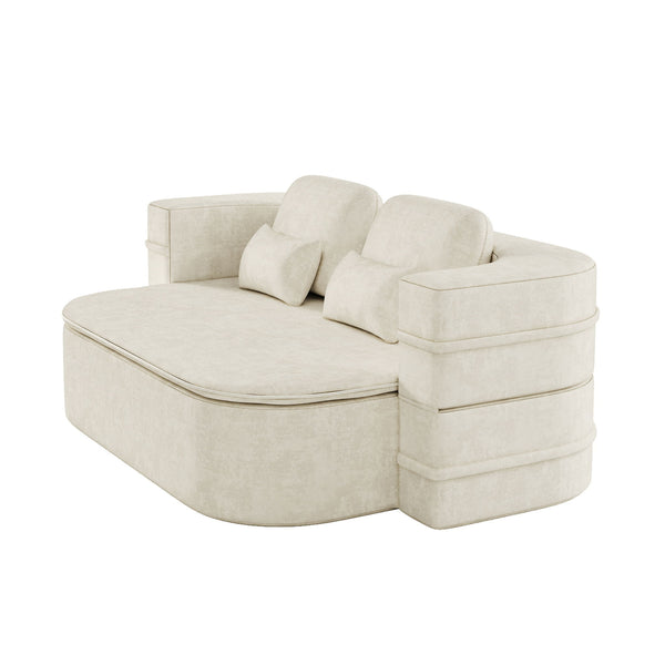 2 In 1 Foldable Sofa Bed With Multi Functional Blanket, Floor Lounge Sofa