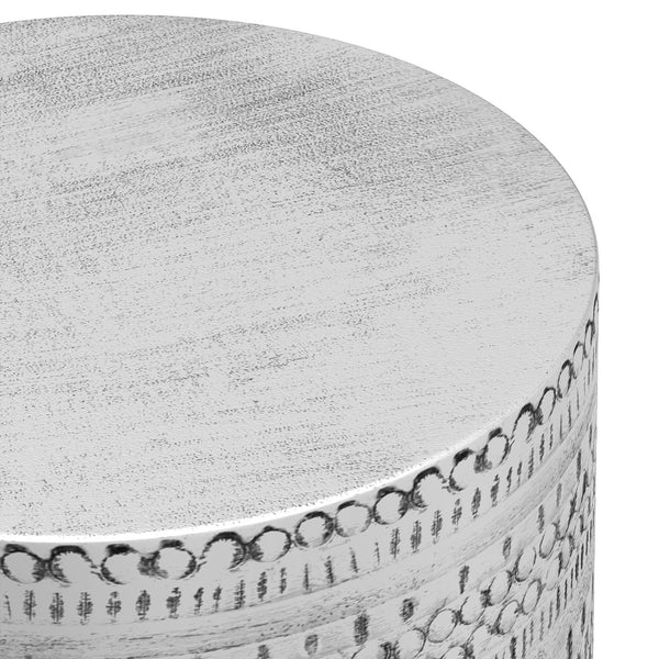 Johnsen - Handcrafted Large Metal Accent Table