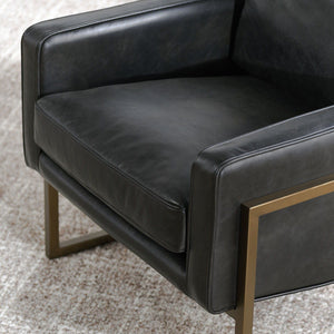 Ken - Club Chair - Black