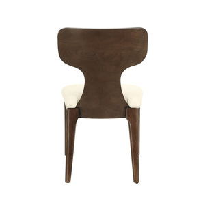 Koen - Side Chair (Set of 2) - Beige / Brown Oak