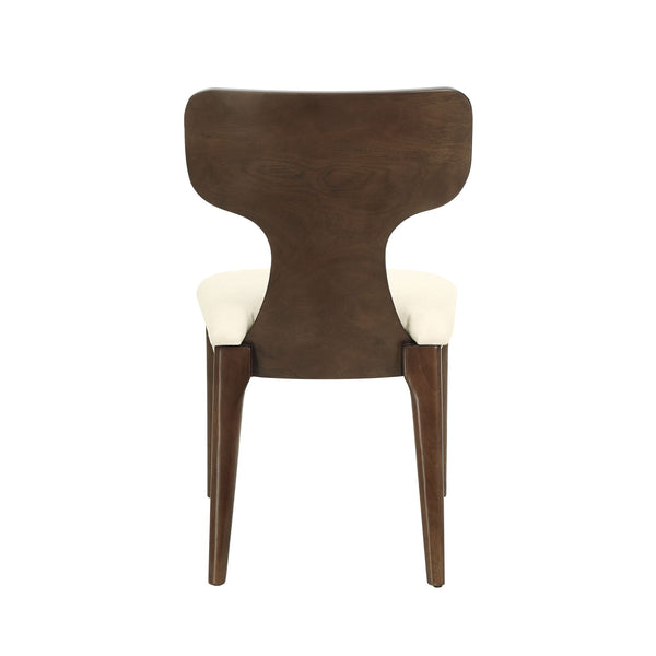 Koen - Side Chair (Set of 2) - Beige / Brown Oak