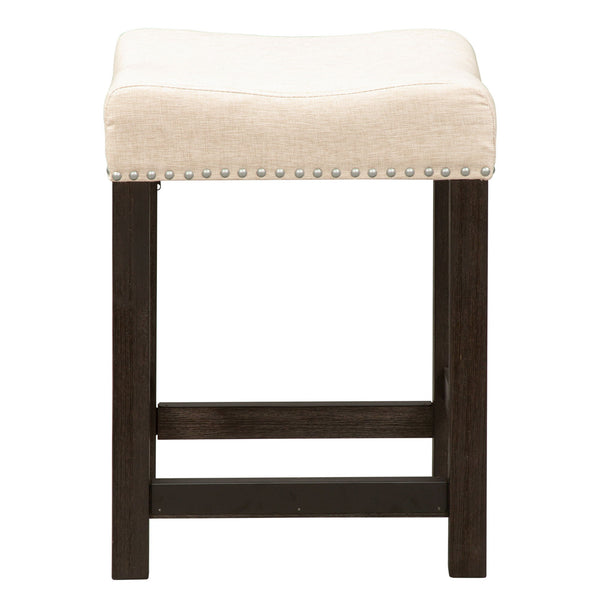 Heatherbrook - 4 Piece Console Set (1 Console 3 Stools) - Charcoal & Ash