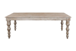 Crossings - Eden Rectangular Dining Table With 4 Upholstered Chairs - Toasted Tumbleweed & Green