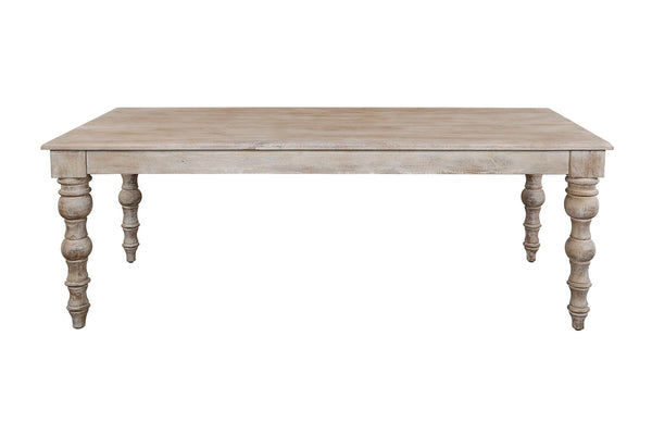 Crossings - Eden Rectangular Dining Table With 4 Upholstered Chairs - Toasted Tumbleweed & Green