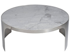 Modern - Revolve Large Nesting Table - Silver