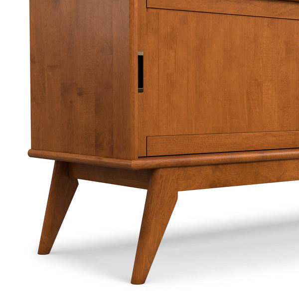 Draper - Handcrafted Mid Century Low TV Media Stand