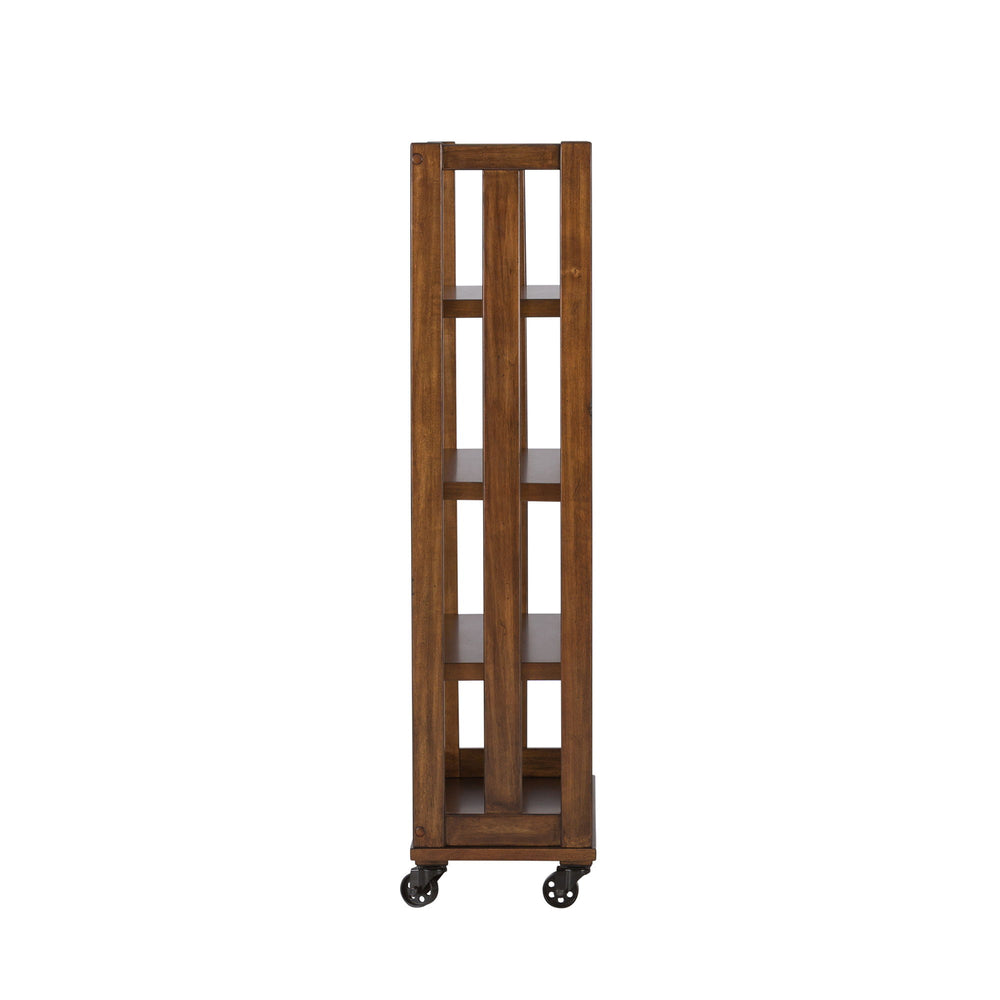 Arlington House - Open Bookcase - Cobblestone Brown