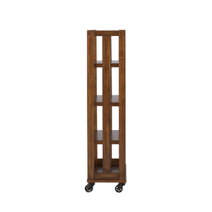 Arlington House - Open Bookcase - Cobblestone Brown