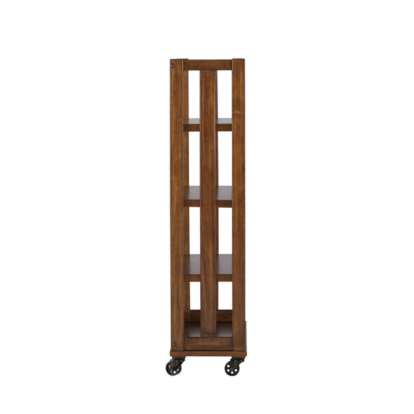 Arlington House - Open Bookcase - Cobblestone Brown