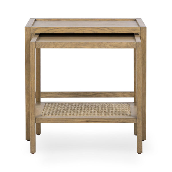 Devin - Solid Wood Nesting Accent Tables