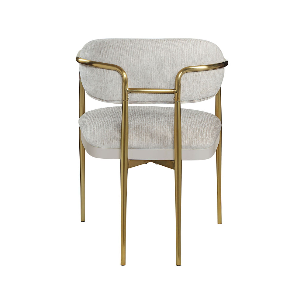 Zayn - Arm Chair (Set of 2) - Beige / Gold
