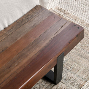 Duarte - Solid Wood Bench - Reclaimed Brown