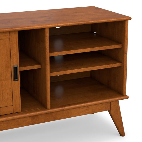 Draper - Handcrafted Mid Century Low TV Media Stand