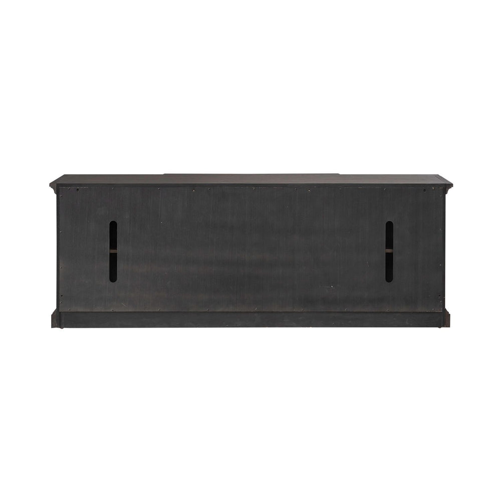 Paradise Valley - 78" Entertainment Console - Saddle Brown