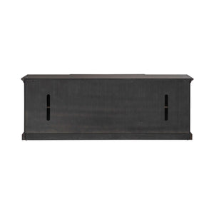 Paradise Valley - 78" Entertainment Console - Saddle Brown