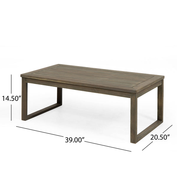 4 Person Outdoor Seating Group With Water Resistant Cushions - Dark Gray