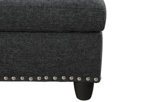 Alger - Left Hand Facing Sofa & Chaise With Ottoman